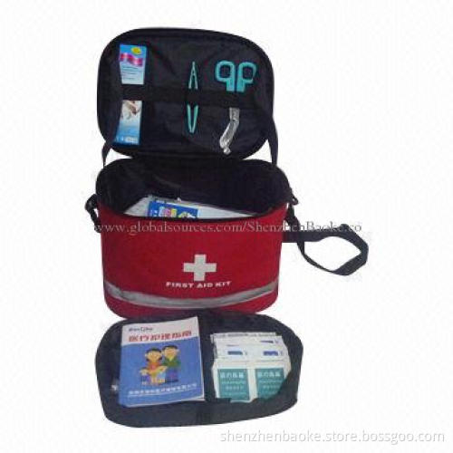 Large Capacity Home First-aid Kits with Single Shoulder Strap and Detachable Shelf